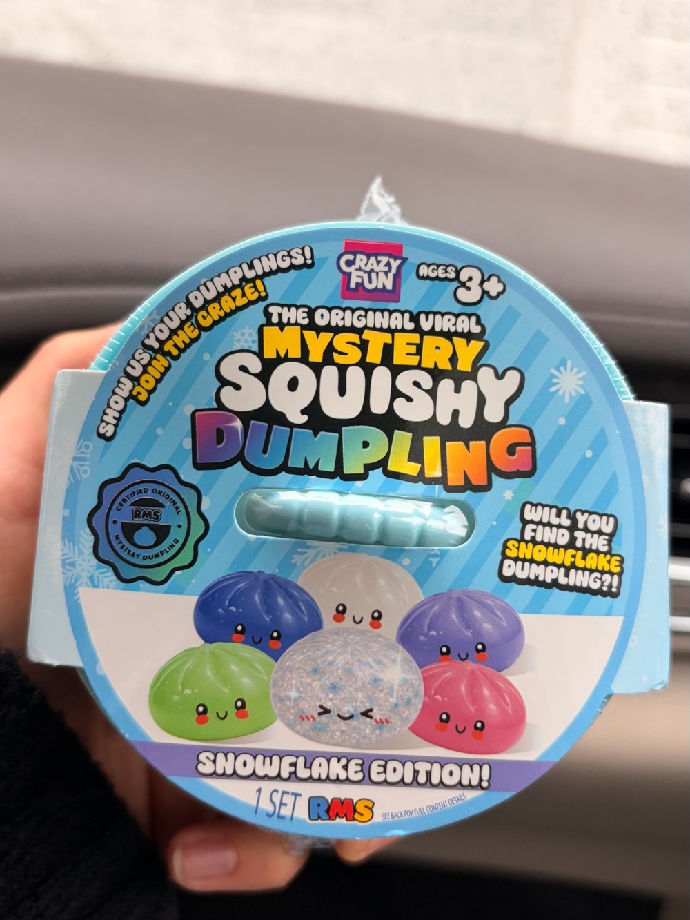 RMS Mystery Squishy Dumpling - Snowflake Edition
